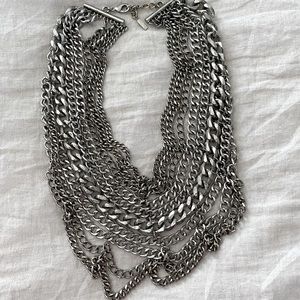 Baublebar Courtney Bib silver necklace